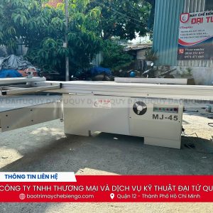 Máy cưa bàn trượt 2 lưỡi MJ-45 đã qua sử dụng
