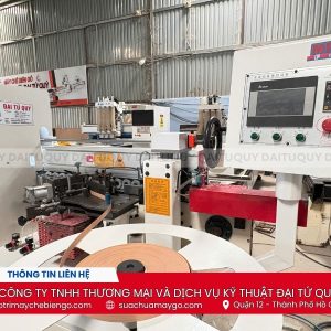 Máy dán cạnh tự động 5cn MF503B đã qua sử dụng