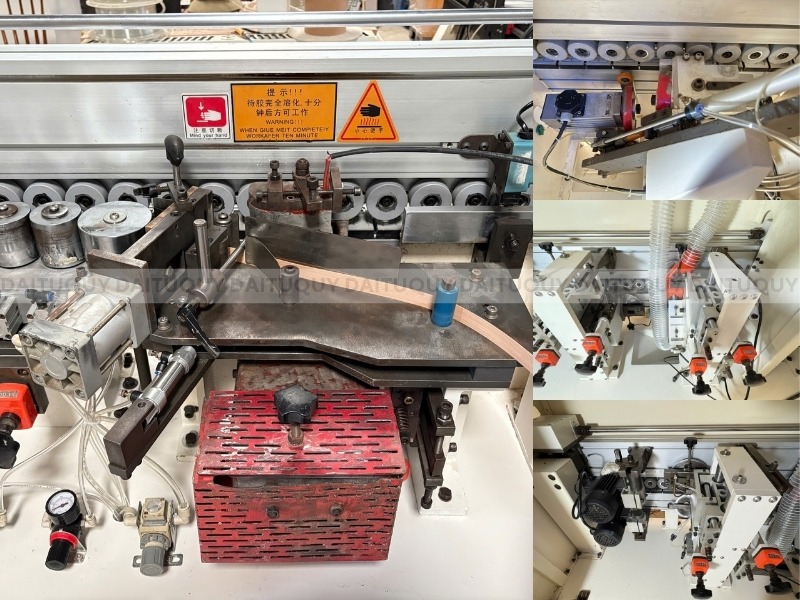 Máy dán cạnh tự động 5cn MF503B đã qua sử dụng