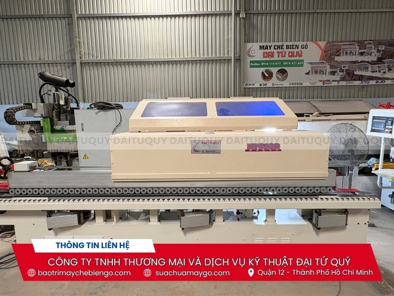 Máy dán cạnh tự động 5cn MF503B đã qua sử dụng