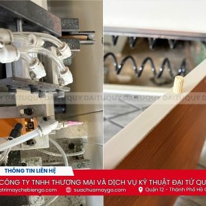 Máy khoan cấy chốt bôi keo tự động CKZ-350