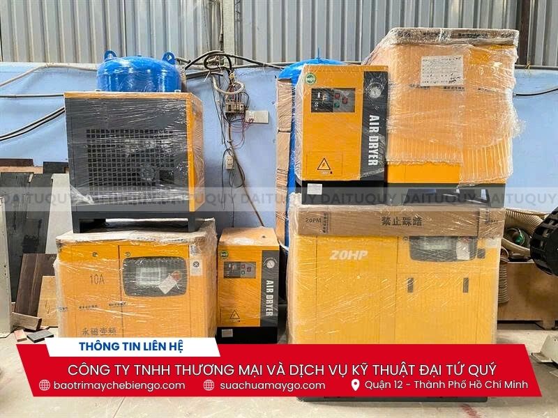 Máy nén khí trục vít công suất 7.5kW – 15kW