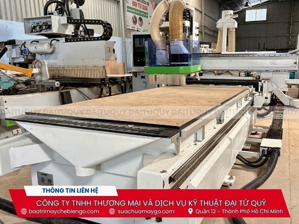 Máy cnc nesting tự động nạp và tháo phôi Nanxing NCG2812LE đã qua sử dụng