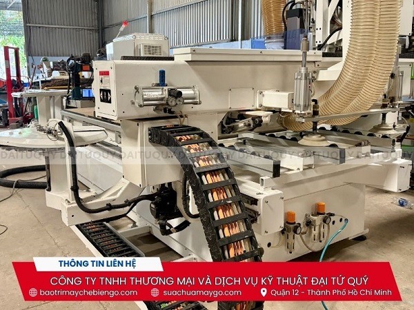 Máy cnc nesting tự động nạp và tháo phôi Nanxing NCG2812LE đã qua sử dụng