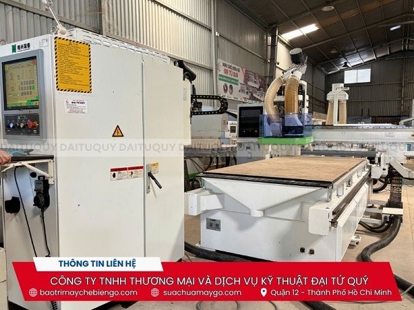 Máy cnc nesting tự động nạp và tháo phôi Nanxing NCG2812LE đã qua sử dụng