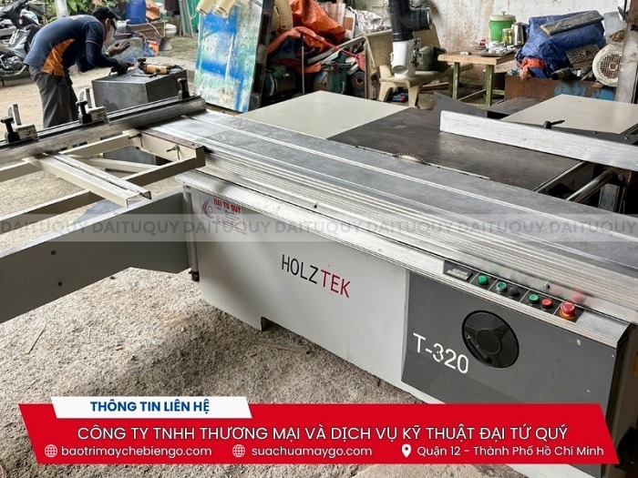 Máy cưa bàn trượt 2 lưỡi T-320 đã qua sử dụng