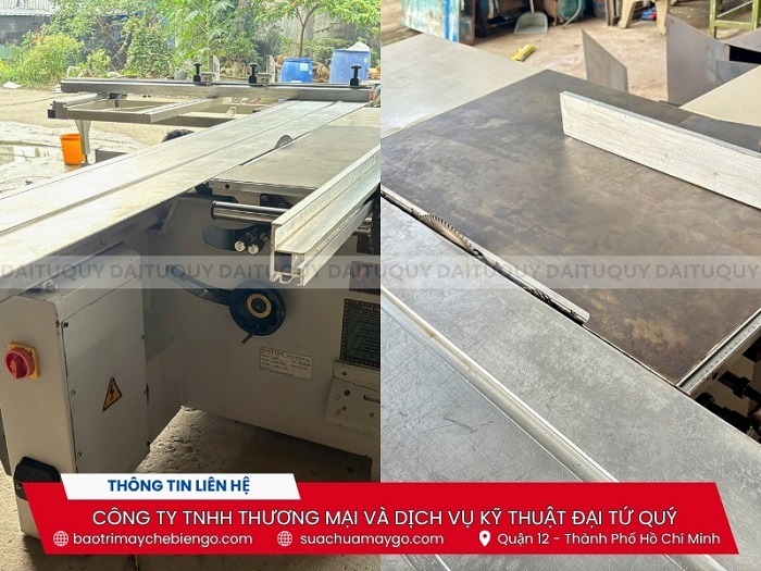 Máy cưa bàn trượt 2 lưỡi T-320 đã qua sử dụng