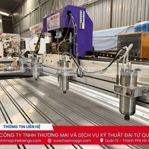 Máy đục gỗ cnc 4 đầu 2518 đã qua sử dụng