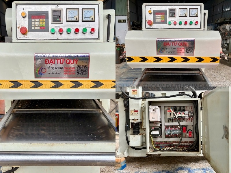 Máy bào 2 mặt dao xoắn 6 tấc đã qua sử dụng