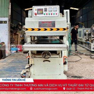 Máy bào 2 mặt dao xoắn 6 tấc đã qua sử dụng